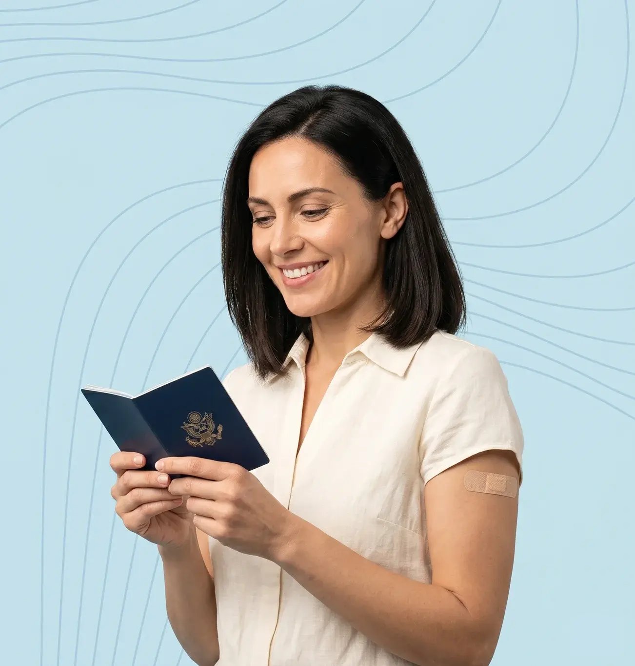woman-looking-at-passport